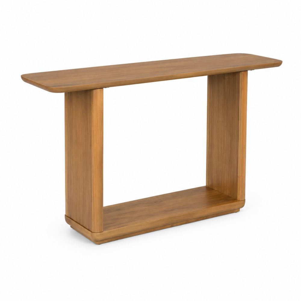 Console en bois d'acacia Marron 120 x 30 x 75 cm