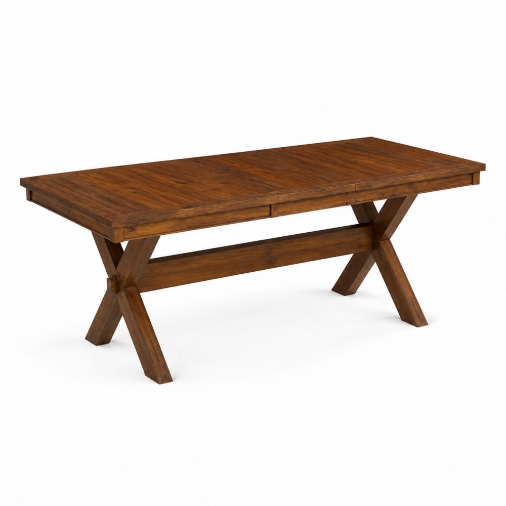 Table à manger rectangulaire en bois d'acacia Marron 180x90x75 cm