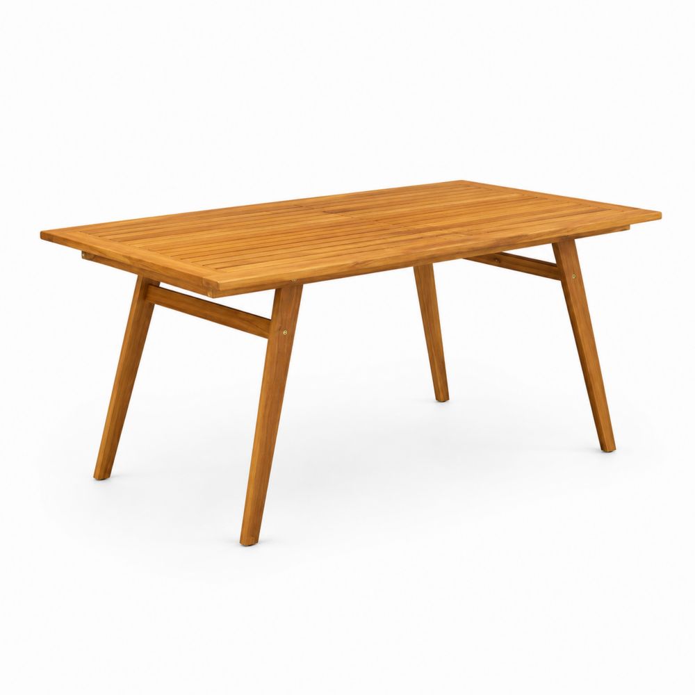 Table en bois d'acacia 150x90x75 cm