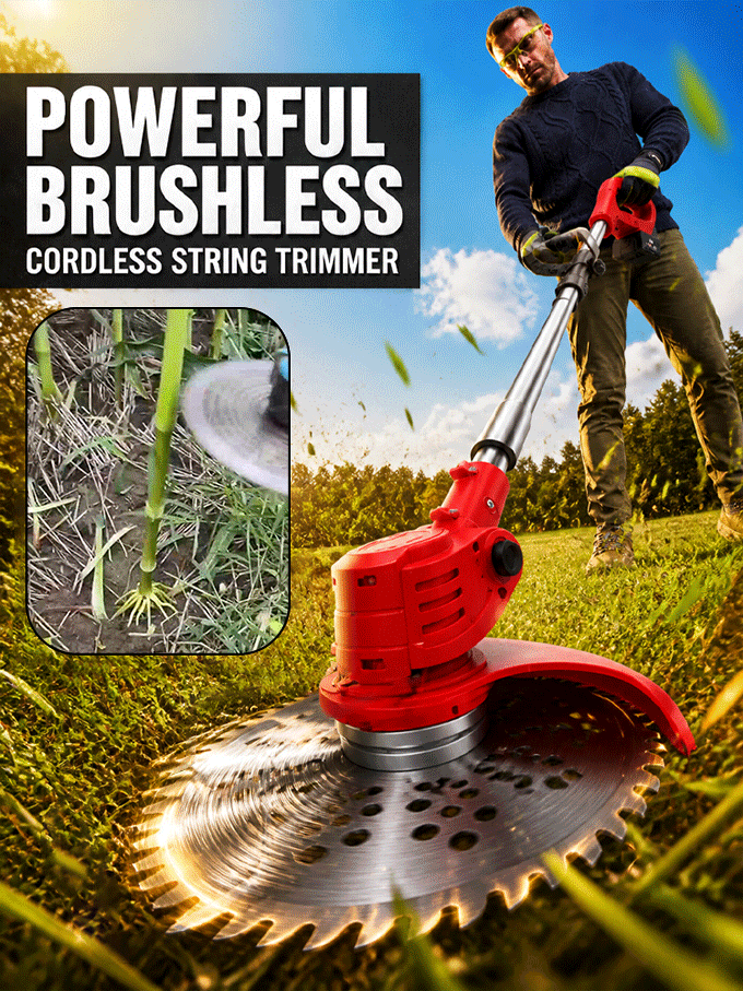 【Amazon Best-Selling Lawn Mower – Over 50,000 Units Sold!】5x Higher Mowing Efficiency: Clear 100 Square Meters in Just 3 Minutes—No Bending Required!【1880W Cordless Power(Buy 1 Get 8 FREE)】