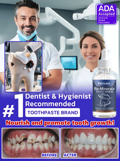 【Say Goodbye to Fake Braces & Grow New Teeth】Natural Tooth Growth Care Solution【Buy one, get one free!】