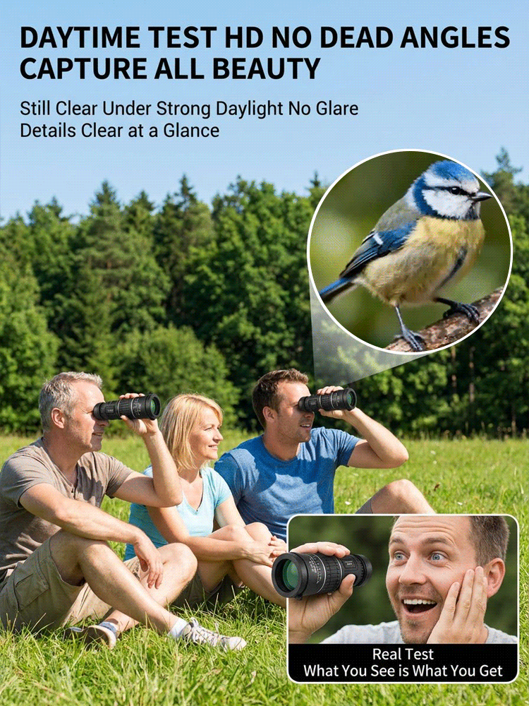 Portable high-magnification outdoor binoculars【10–30x ultra-high-definition zoom, up to 9500 meters!】