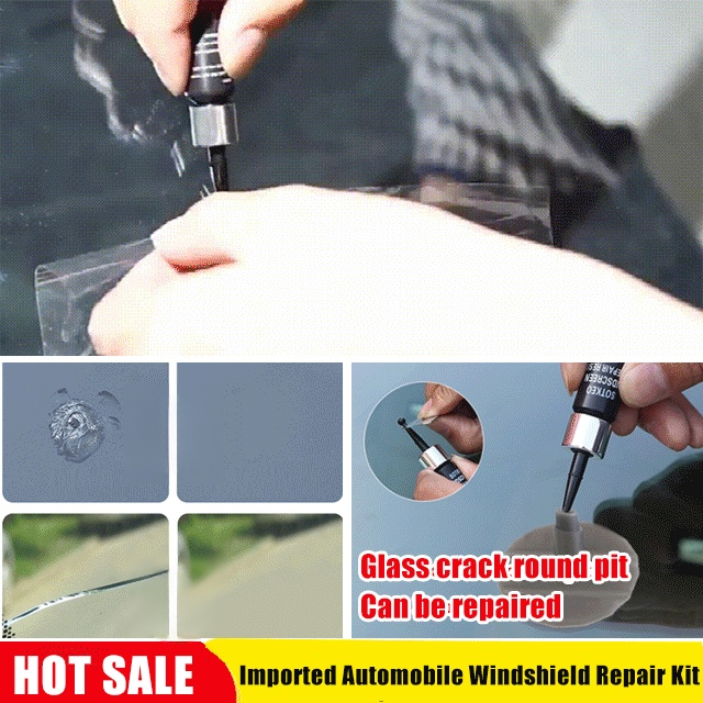German cutting-edge technology - glass repair fluid! Repairs in just 3 seconds, leaving no trace after repair!
