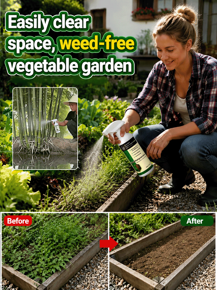[Buy 1 Get 1 Free] Just one bottle can completely eliminate everyday weeds and even large trees.