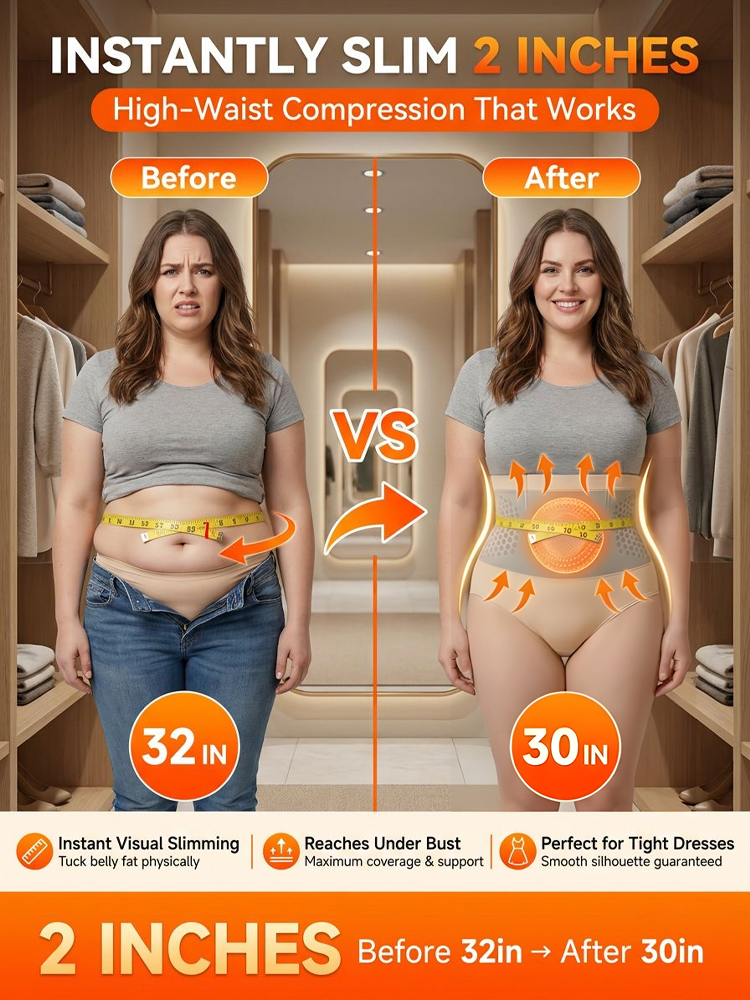 [30-Minute Precise Fat Burning] Calorie-Burning Shaping Underwear【Tested and proven effective; if it doesn't work, I'll give you a 10x refund!】