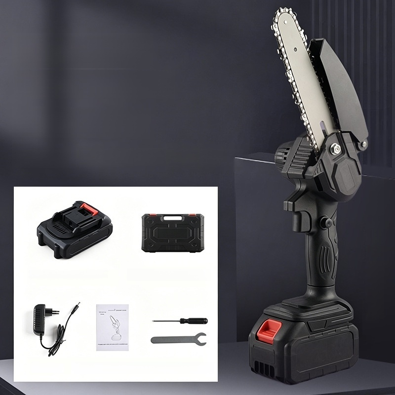 Bestselling European and American product: Wireless brushless handheld lithium-ion chainsaw【One person does the work of five, easily trimming hundreds of square meters of yard in just ten minutes!】