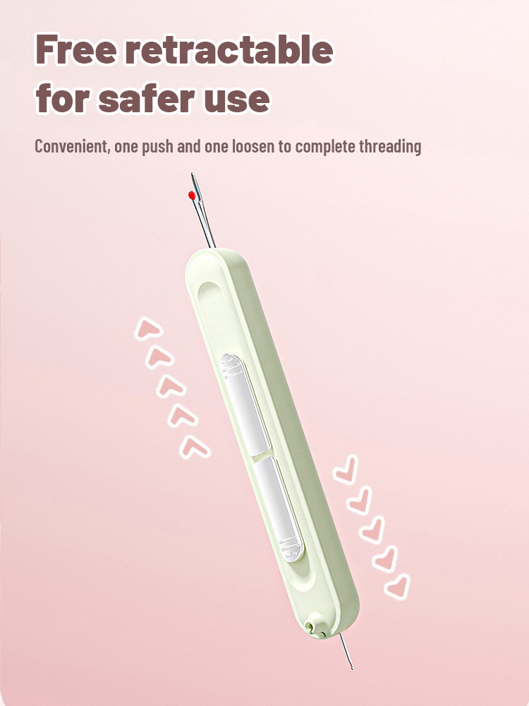 2-in-1 needle threader and seam ripper