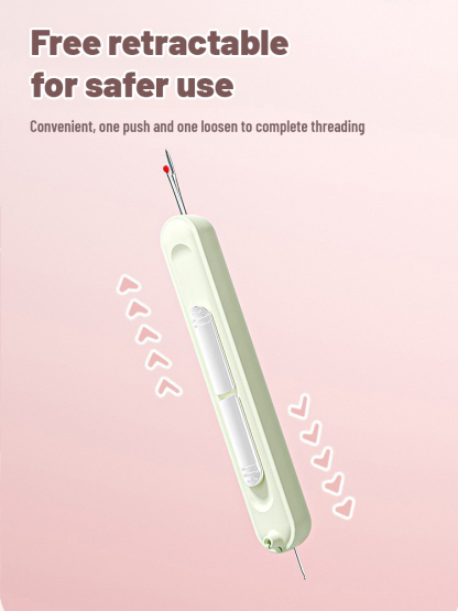 2-in-1 needle threader and seam ripper