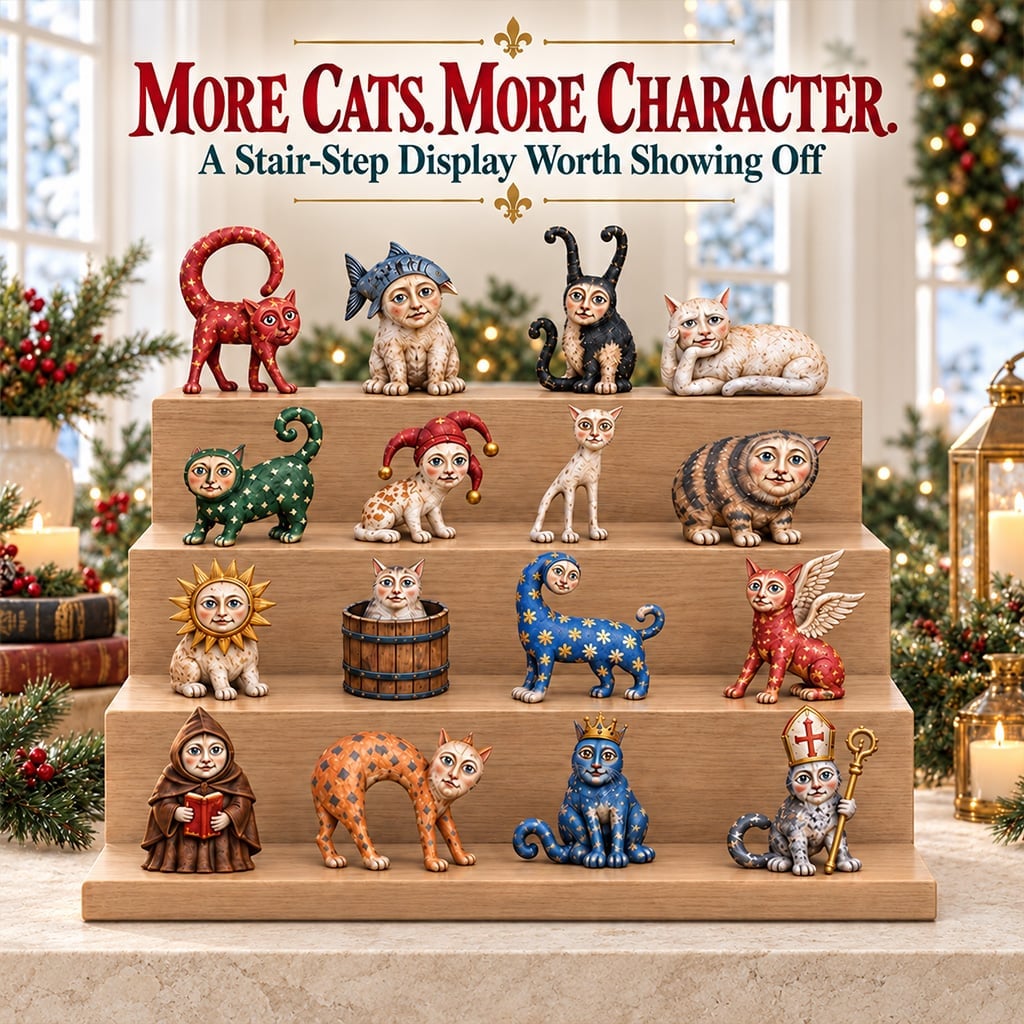 🐱24 Days of Ugly Medieval Cats - Hilariously Weird Cat Advent Calendar 2026🎉