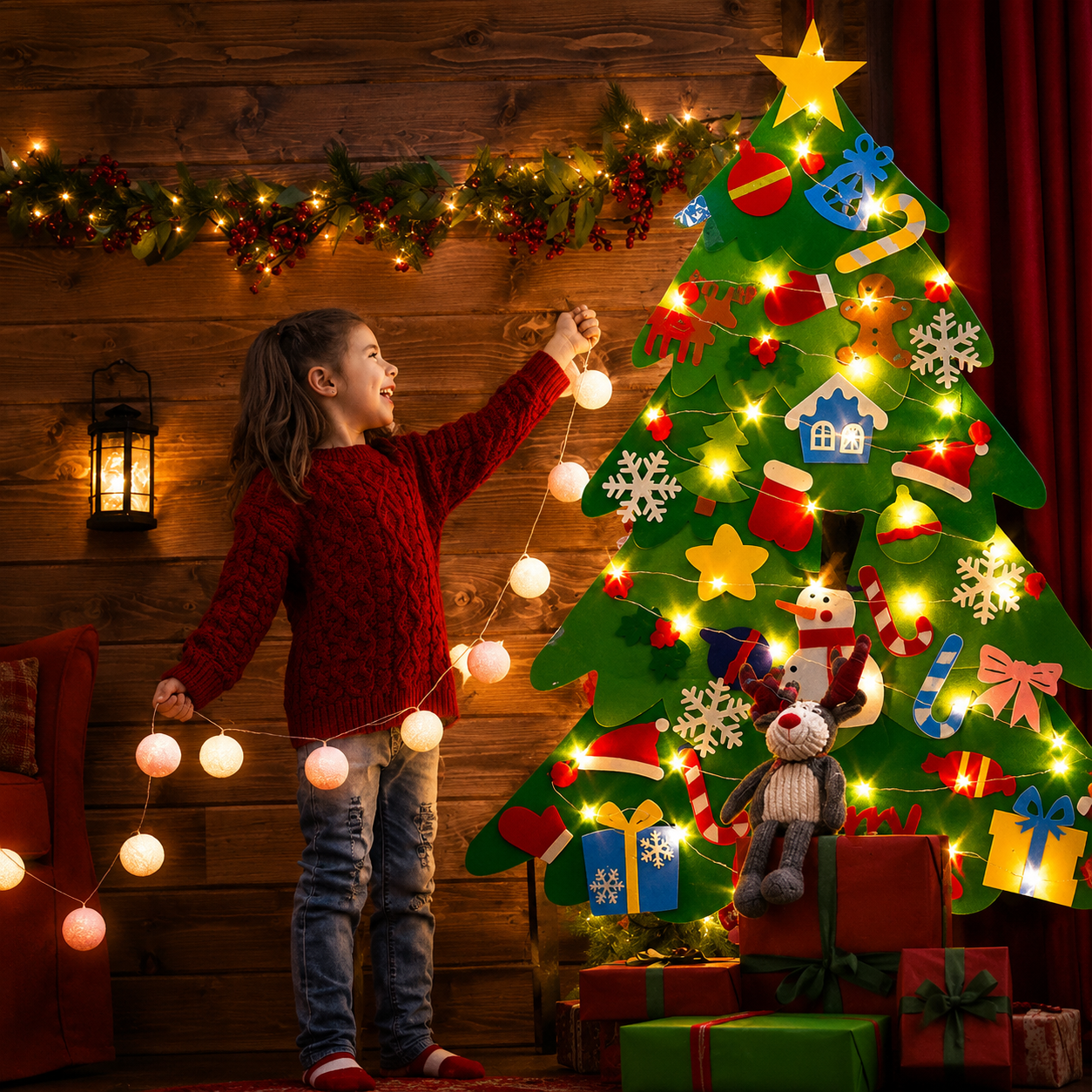 🎄✨DIY Felt Christmas Tree Set【🎁limited 50% off】