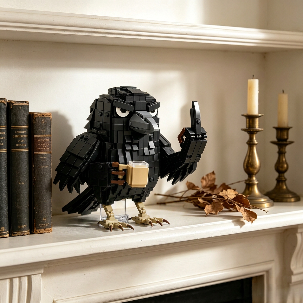 🎁Sarcastic Crow Building Block Set