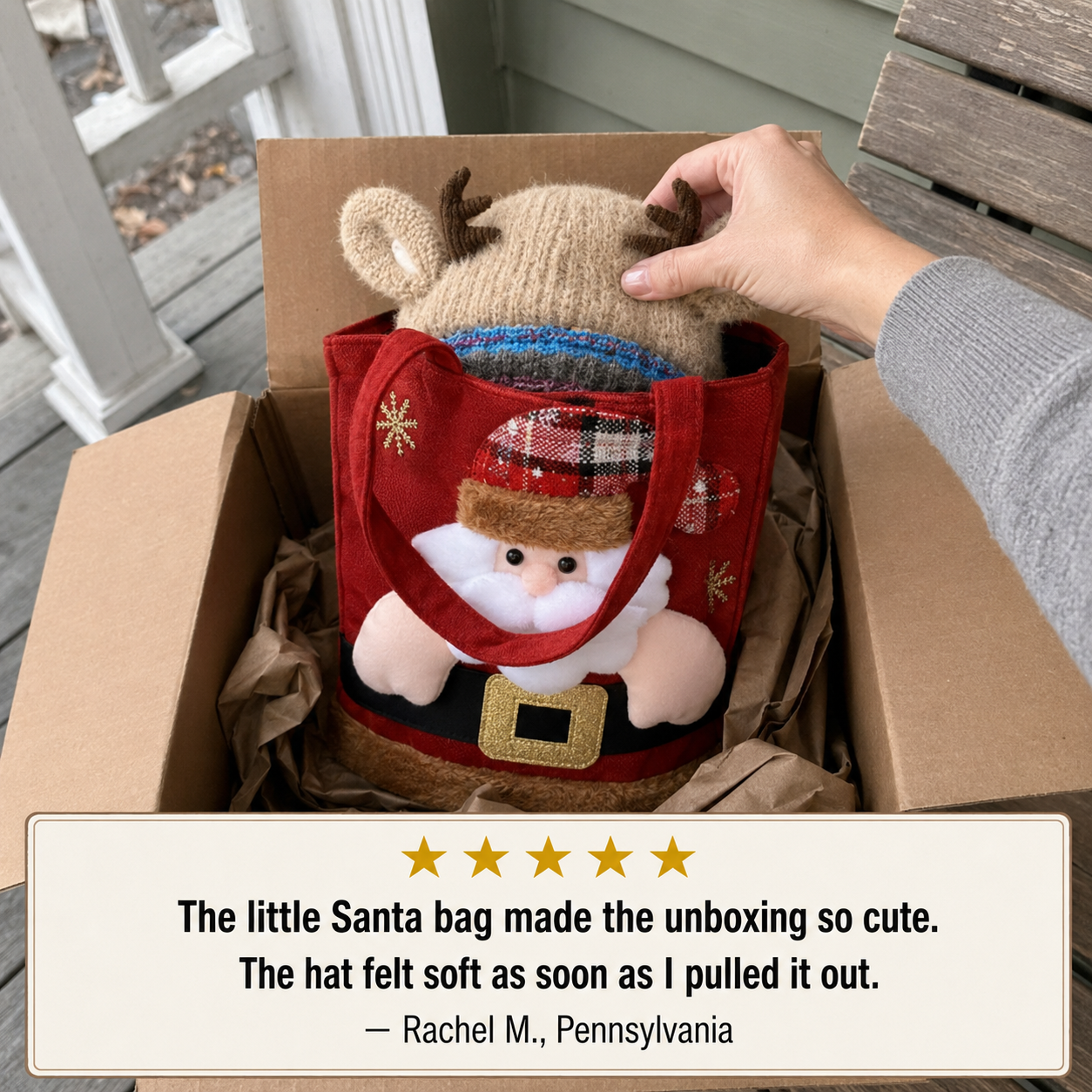 Customer holiday moment