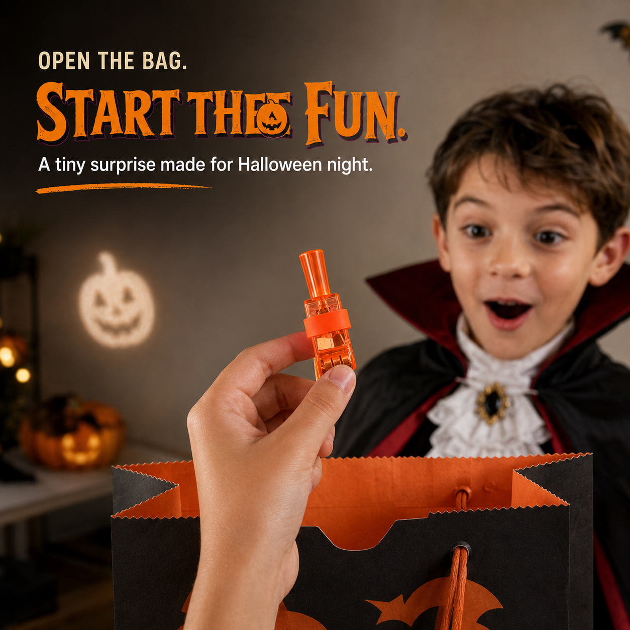 🎃 Halloween Finger Projector Lights – Mini Pattern Projector