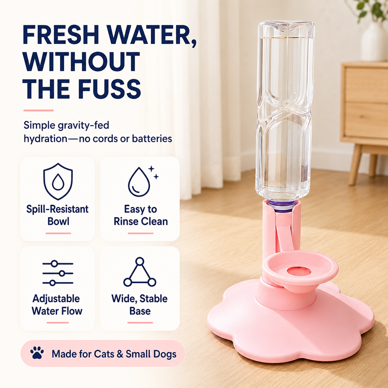 【✨Upgrade】Self-Refilling Cat WaterBowl