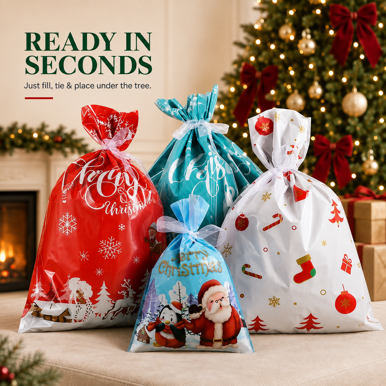 🎅✨Christmas gift packaging bags【🎁Limited 50% discount】