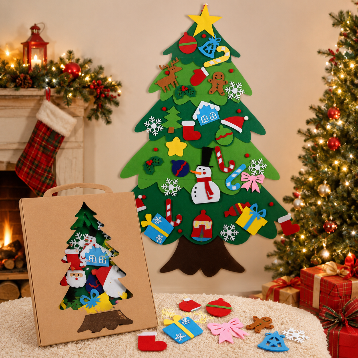 🎄✨DIY Felt Christmas Tree Set【🎁limited 50% off】