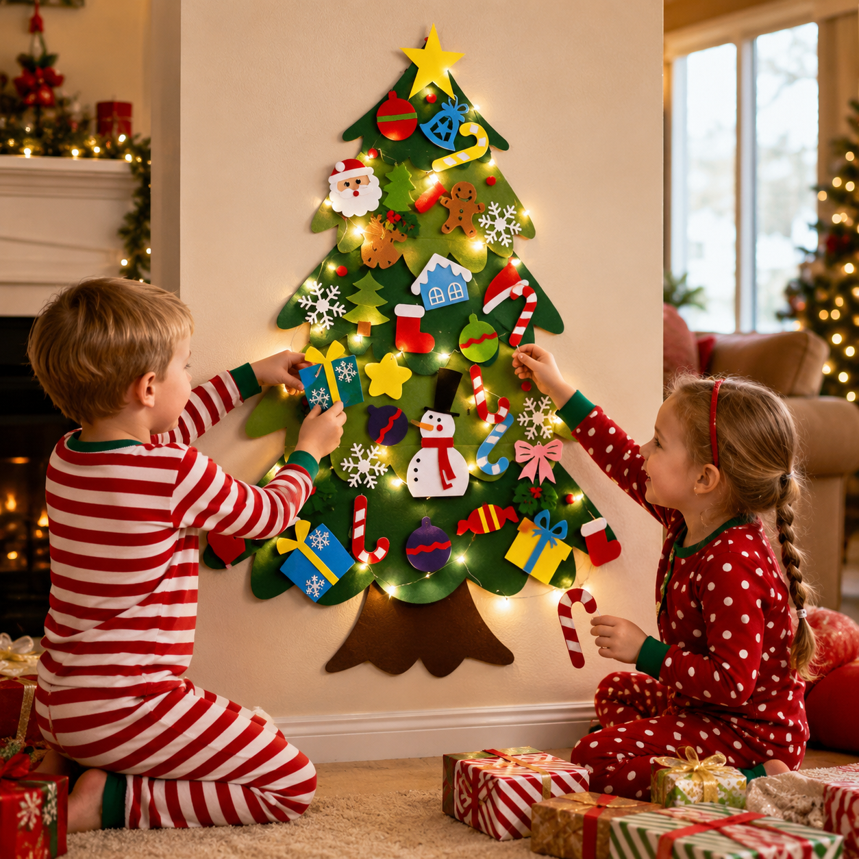🎄✨DIY Felt Christmas Tree Set【🎁limited 50% off】
