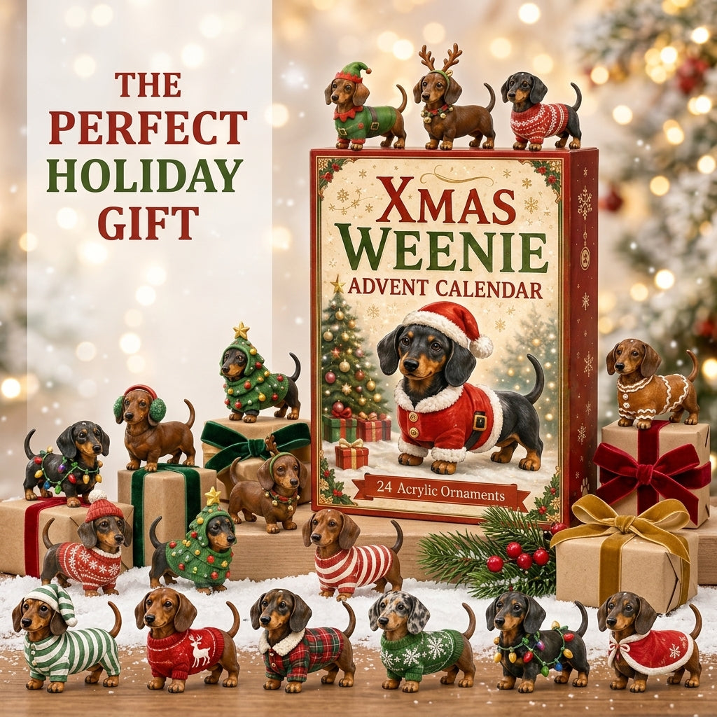 🎄 【NEW】2026 Christmas Dachshund Advent Calendar🐾🐶