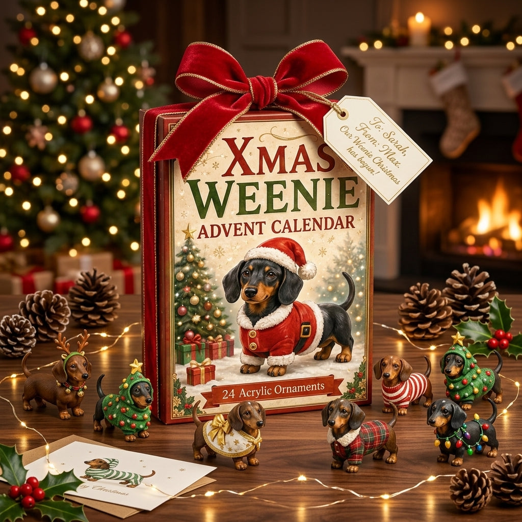 🎄 【NEW】2026 Christmas Dachshund Advent Calendar🐾🐶