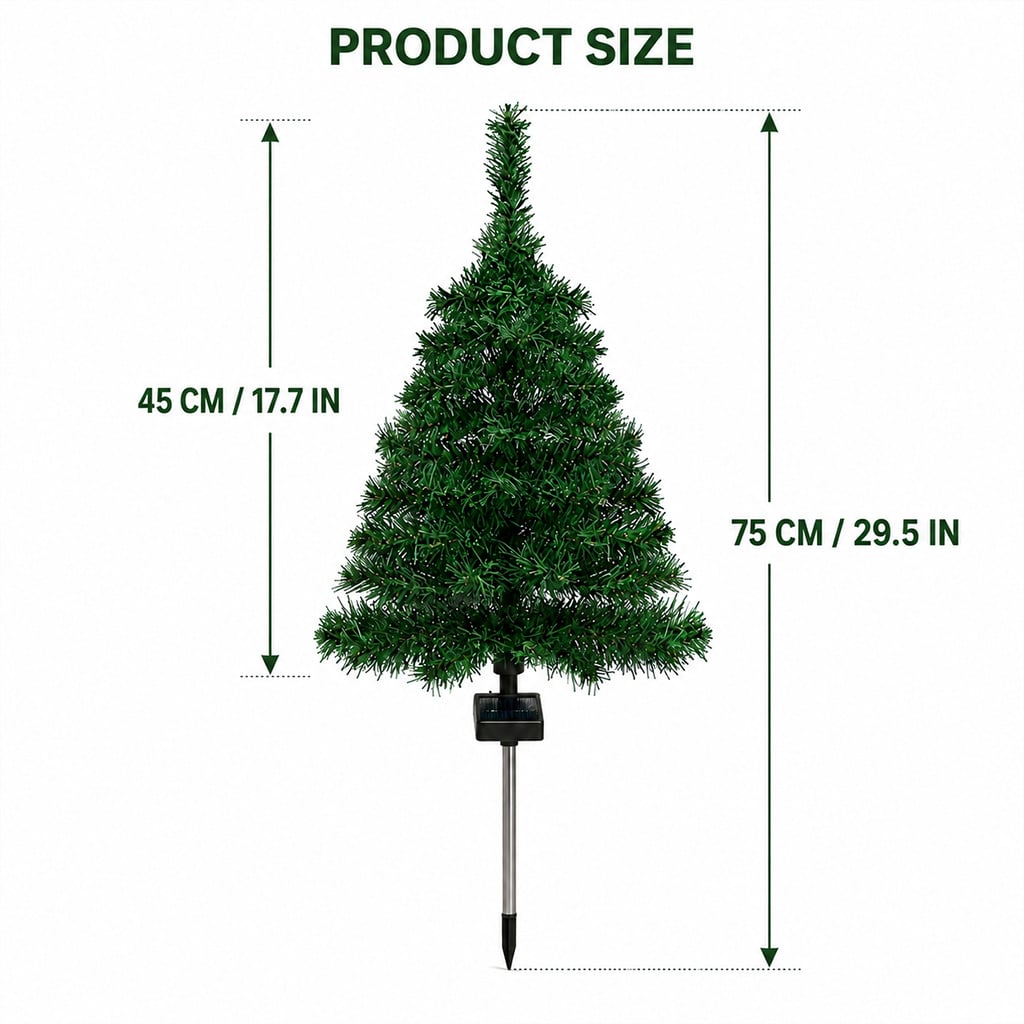 🎄Solar Christmas Trees Lights Outdoor Decoration Waterproof【🎁Two free shipping items】