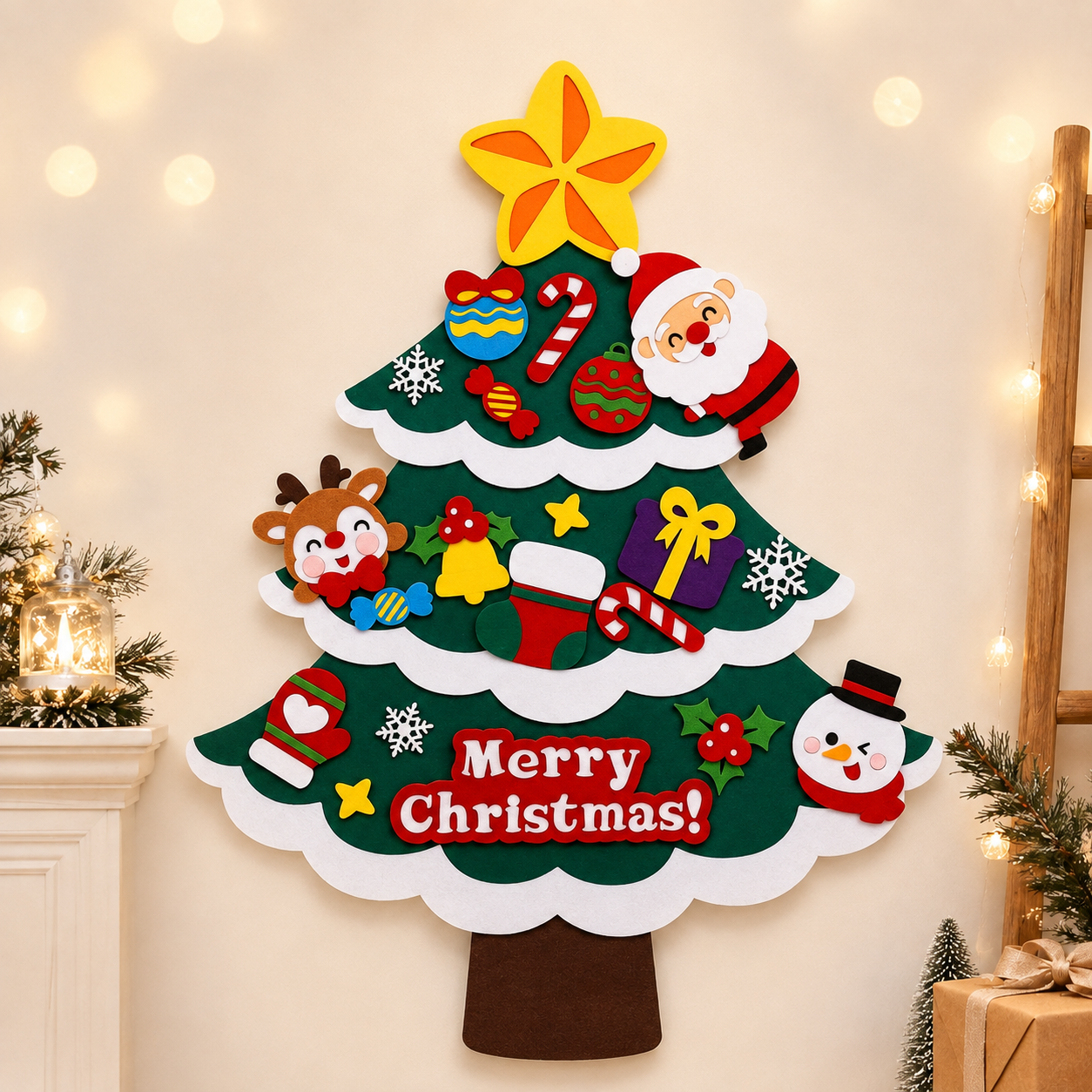 🎄✨DIY Felt Christmas Tree Set【🎁limited 50% off】