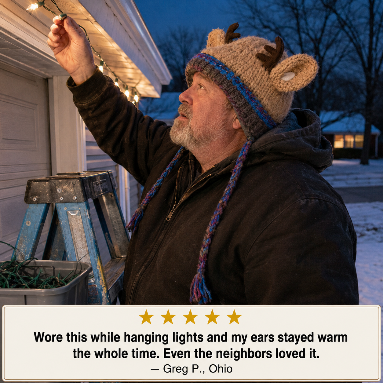 Customer holiday moment