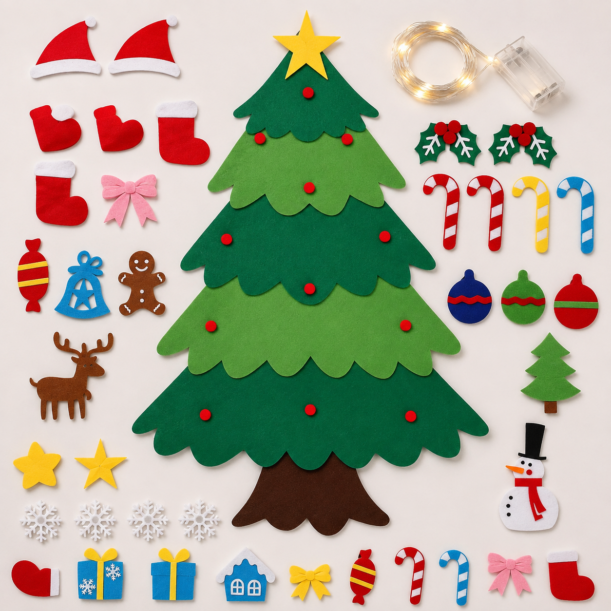 🎄✨DIY Felt Christmas Tree Set【🎁limited 50% off】