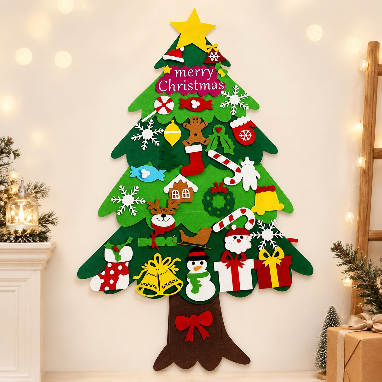 🎄✨DIY Felt Christmas Tree Set【🎁limited 50% off】