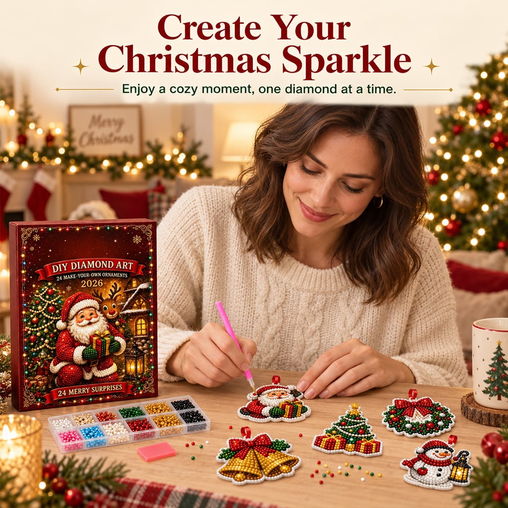 Slow down and create your Christmas sparkle