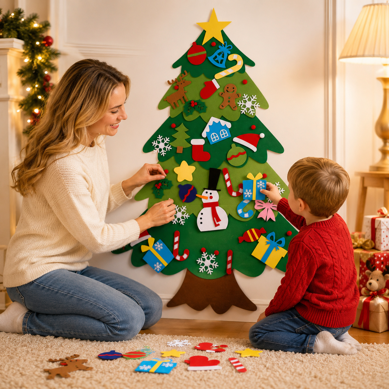 🎄✨DIY Felt Christmas Tree Set【🎁limited 50% off】