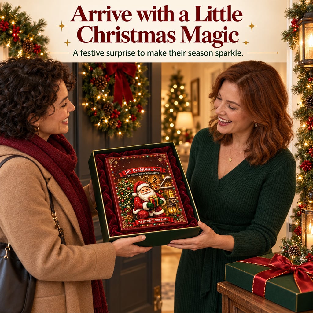 Arrive with a little Christmas magic