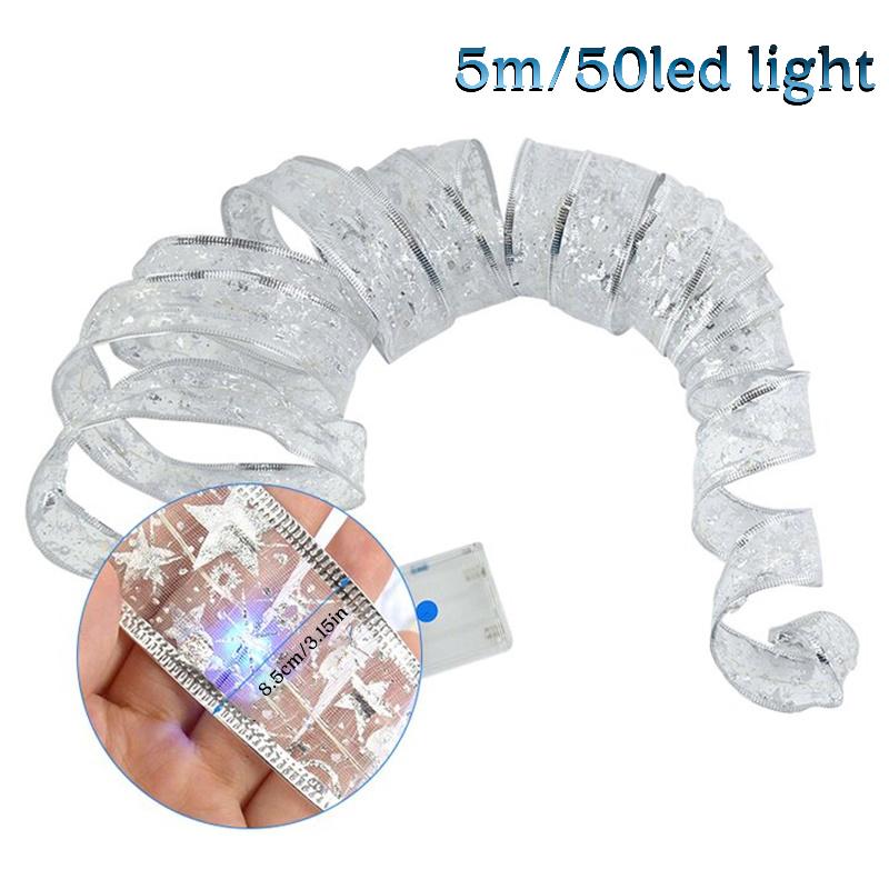 🎀🎄Christmas Ribbon Fairy Lights