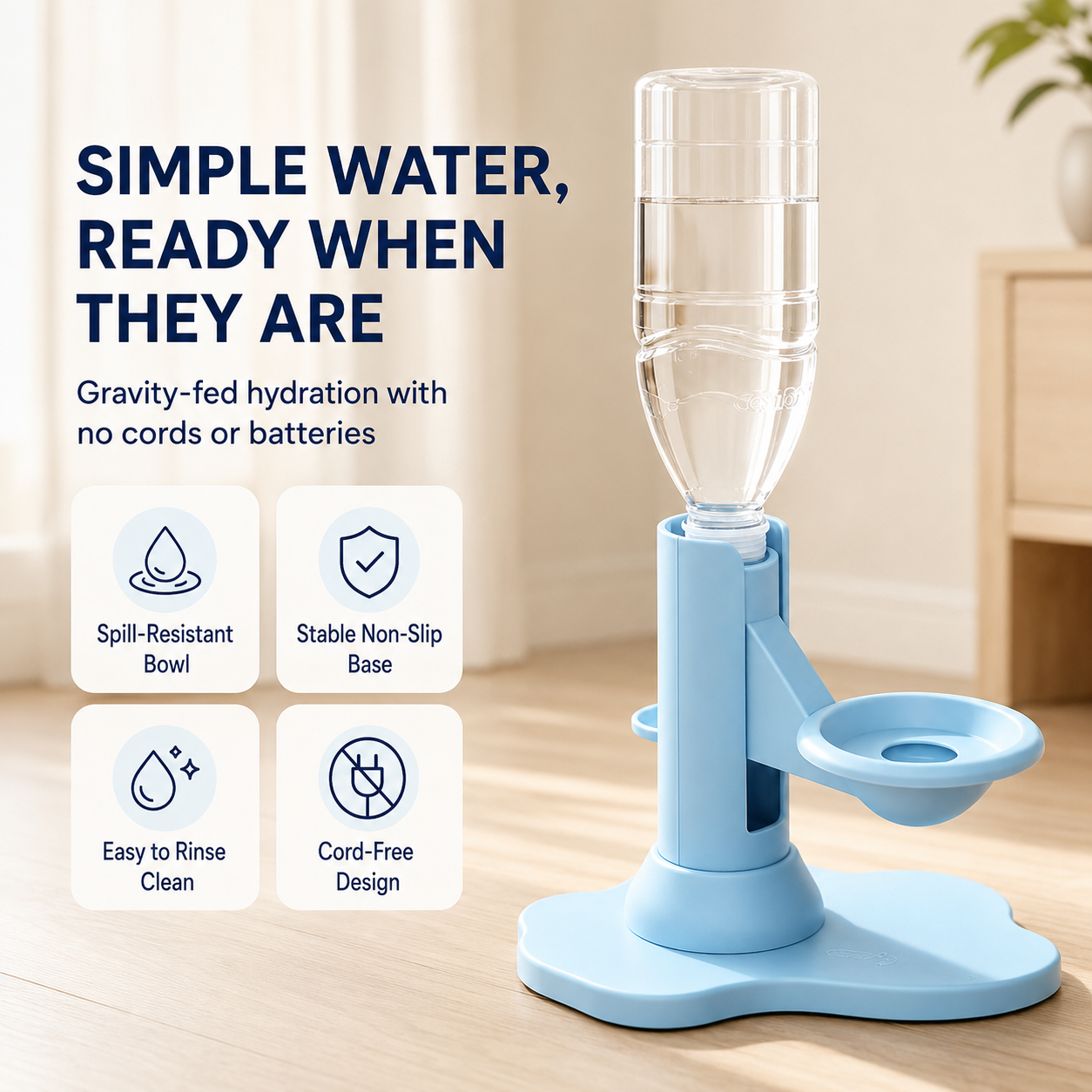 【✨Upgrade】Self-Refilling Cat WaterBowl