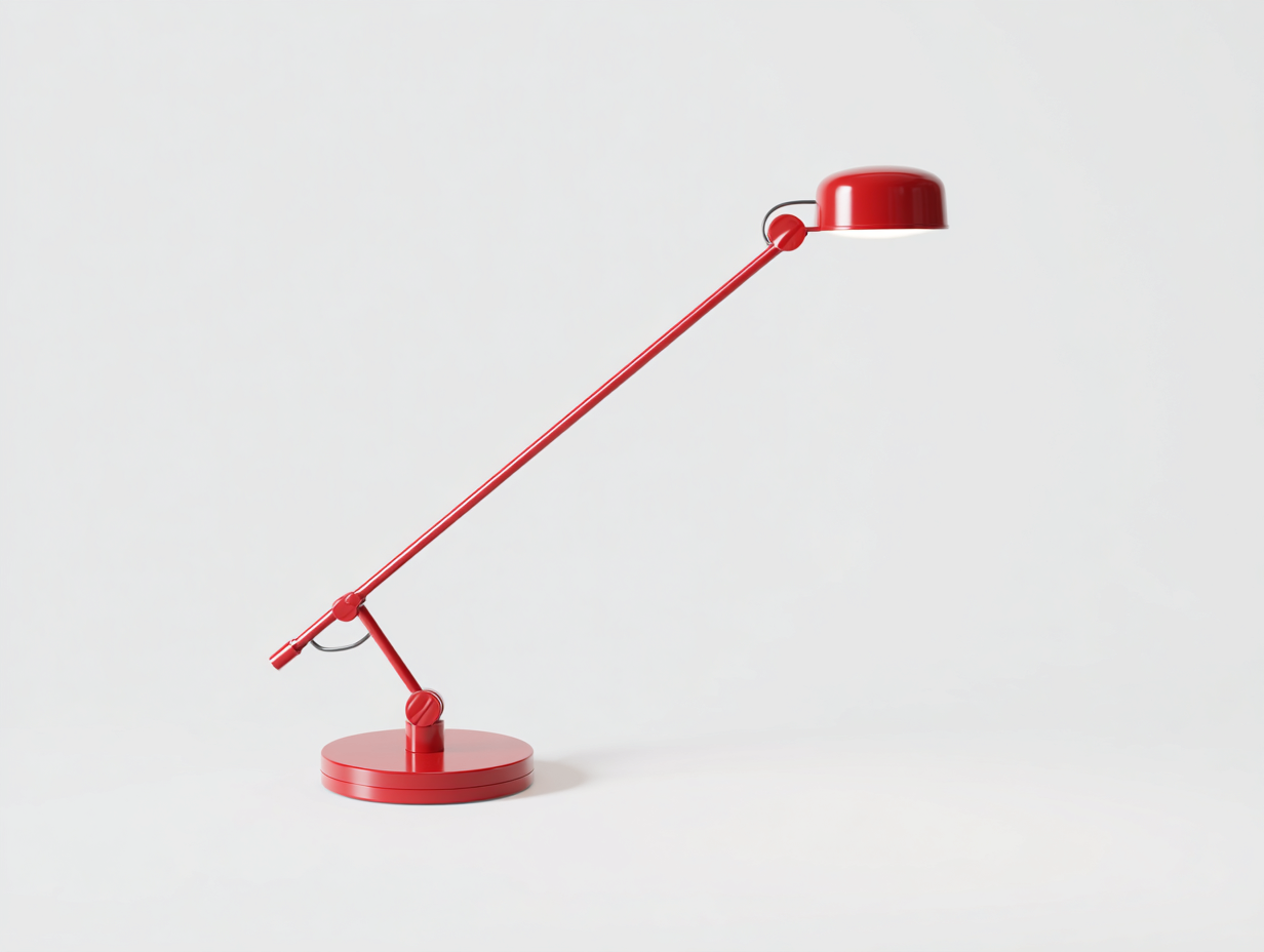 Lámpara de mesa-metal-ajustable-45x18x60 cm-rojo-escritorio y sala de estar-diseño moderno-Rarihanest