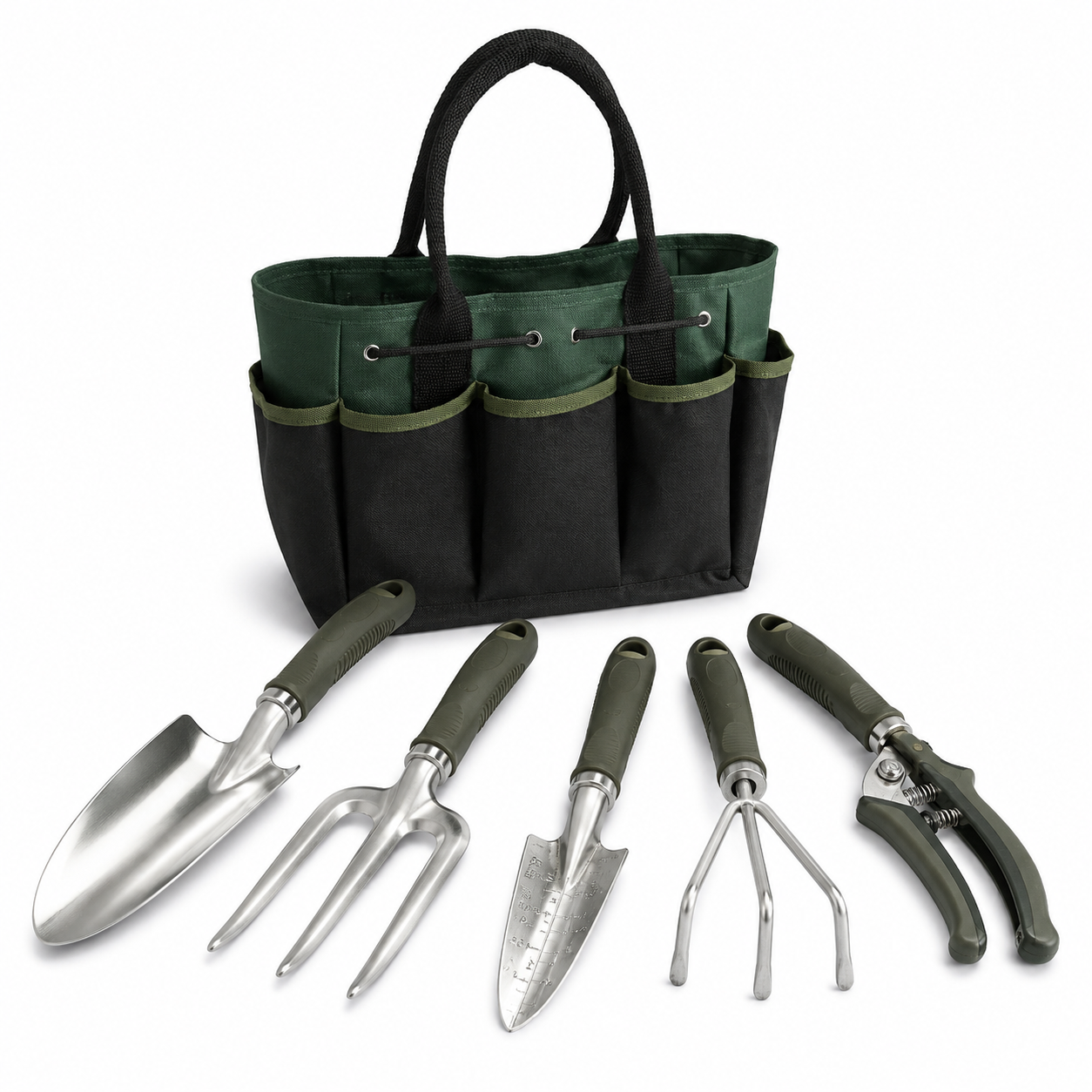 Handgeräte-Set für Balkon und Beet 5-teilig mit Tasche