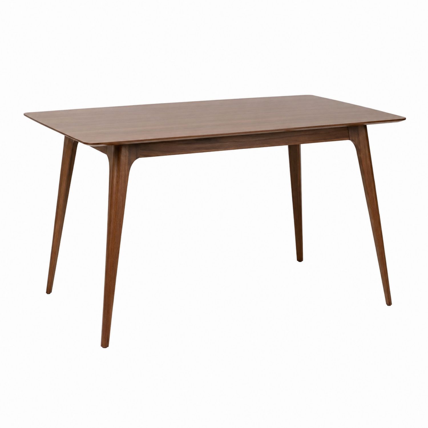 Stół jadalniany prostokątny drewniany 120 cm x 80 cm Brązowy