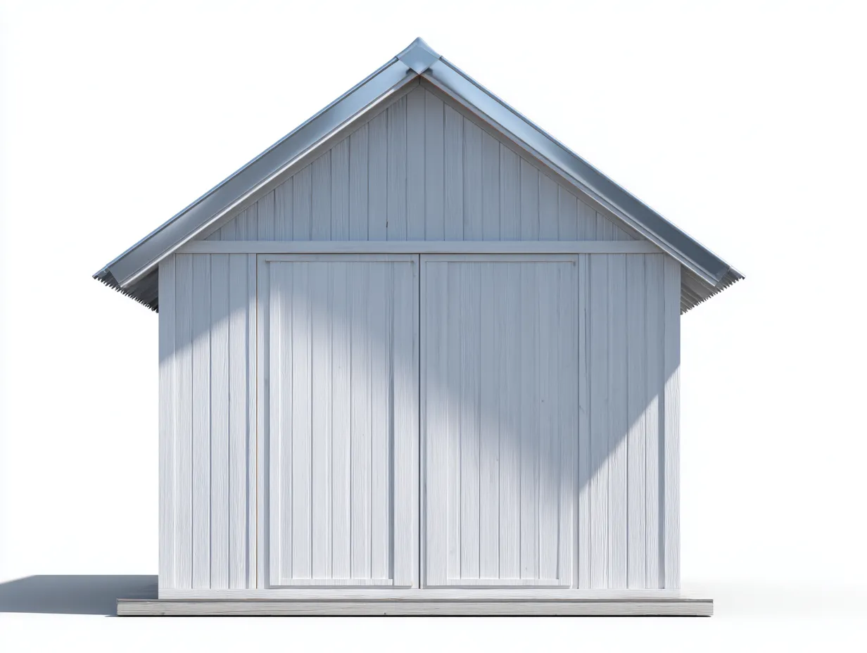 Casetas de jardín caseta de madera pintada con doble puerta 300x250x240 cm para exterior - estilo moderno-Modernsolahome