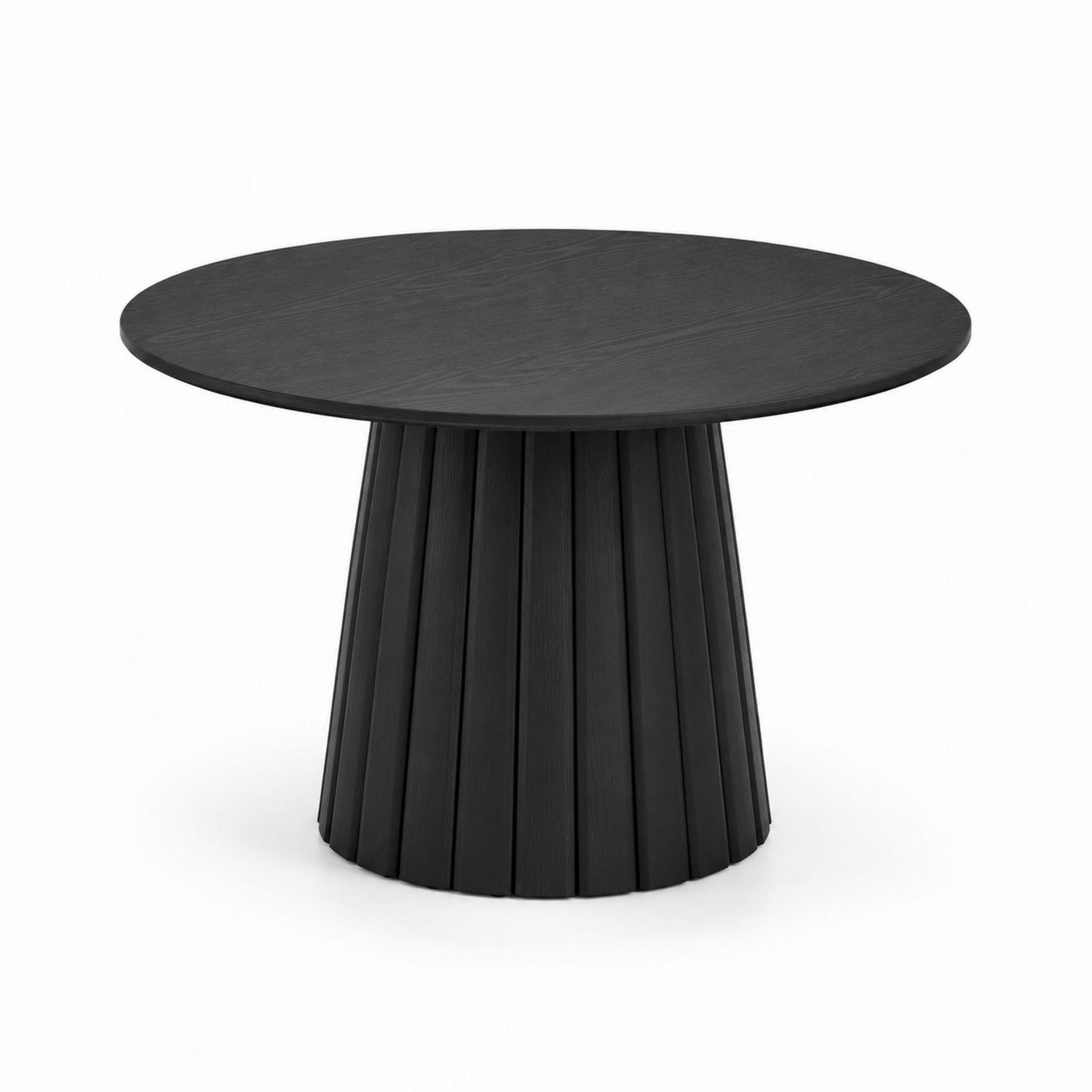 Okrągły stół jadalniany z drewna 120 cm Czarny