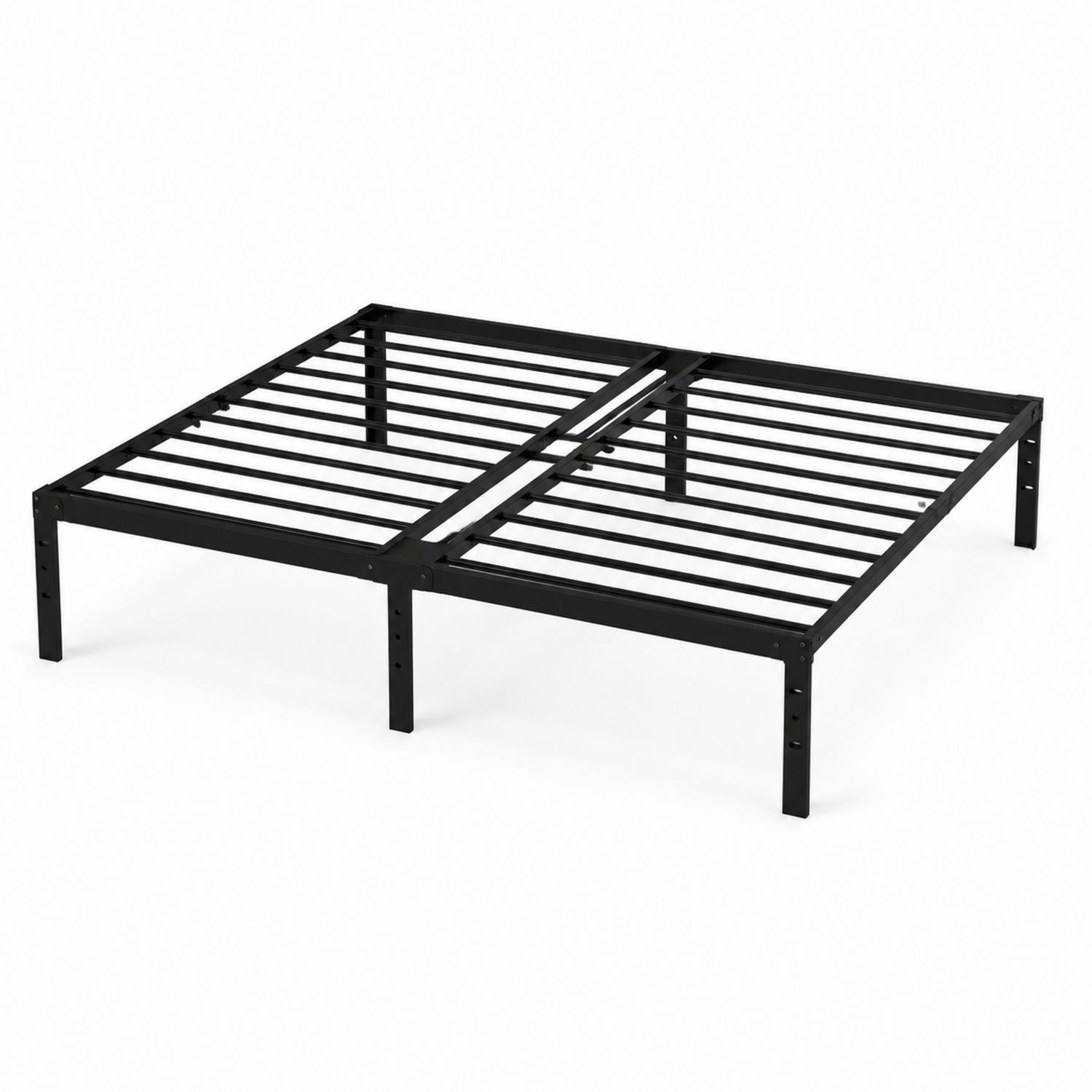 Metalowa rama łóżka czarna