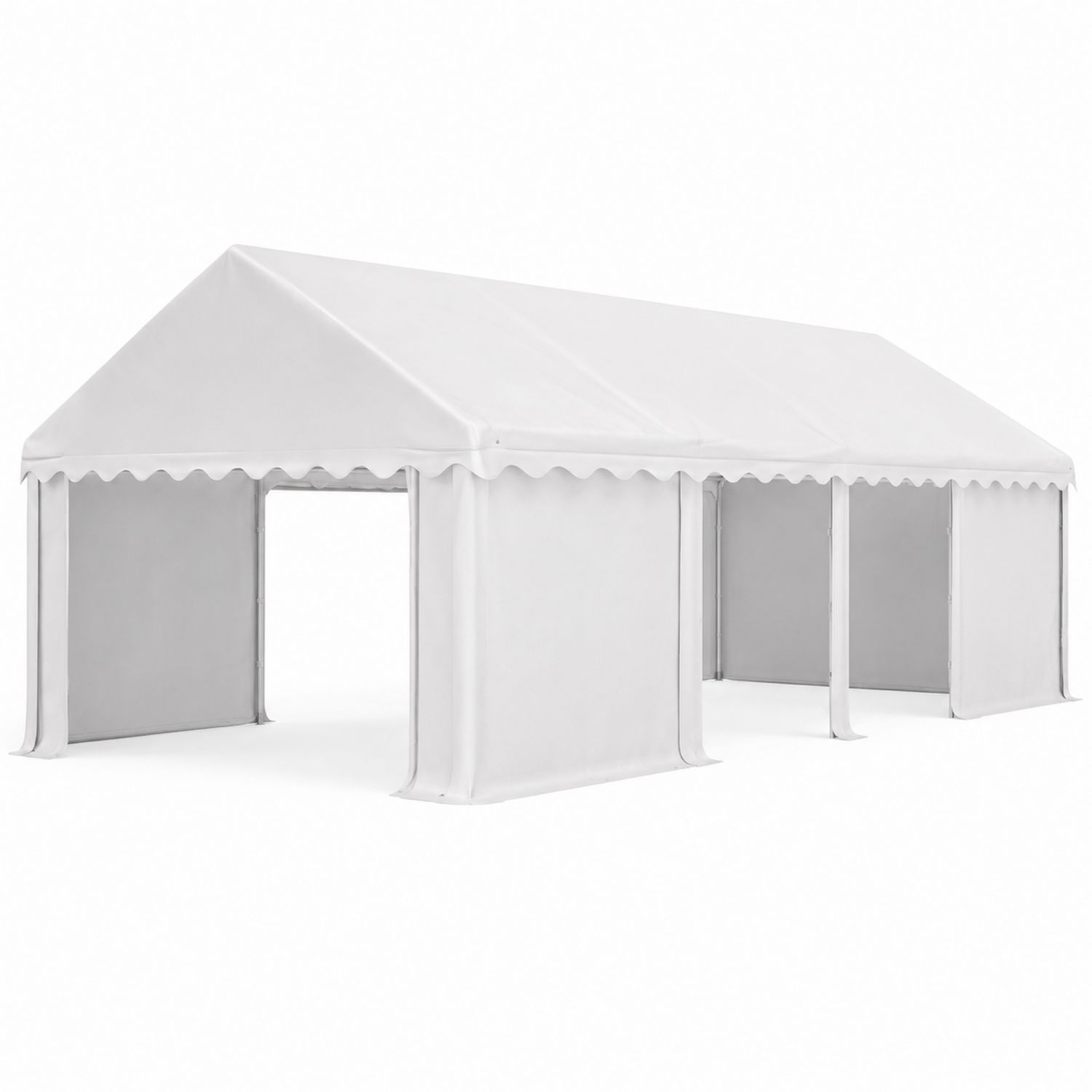 Namiot ogrodowy 600x300 cm Stalowy PVC Biały