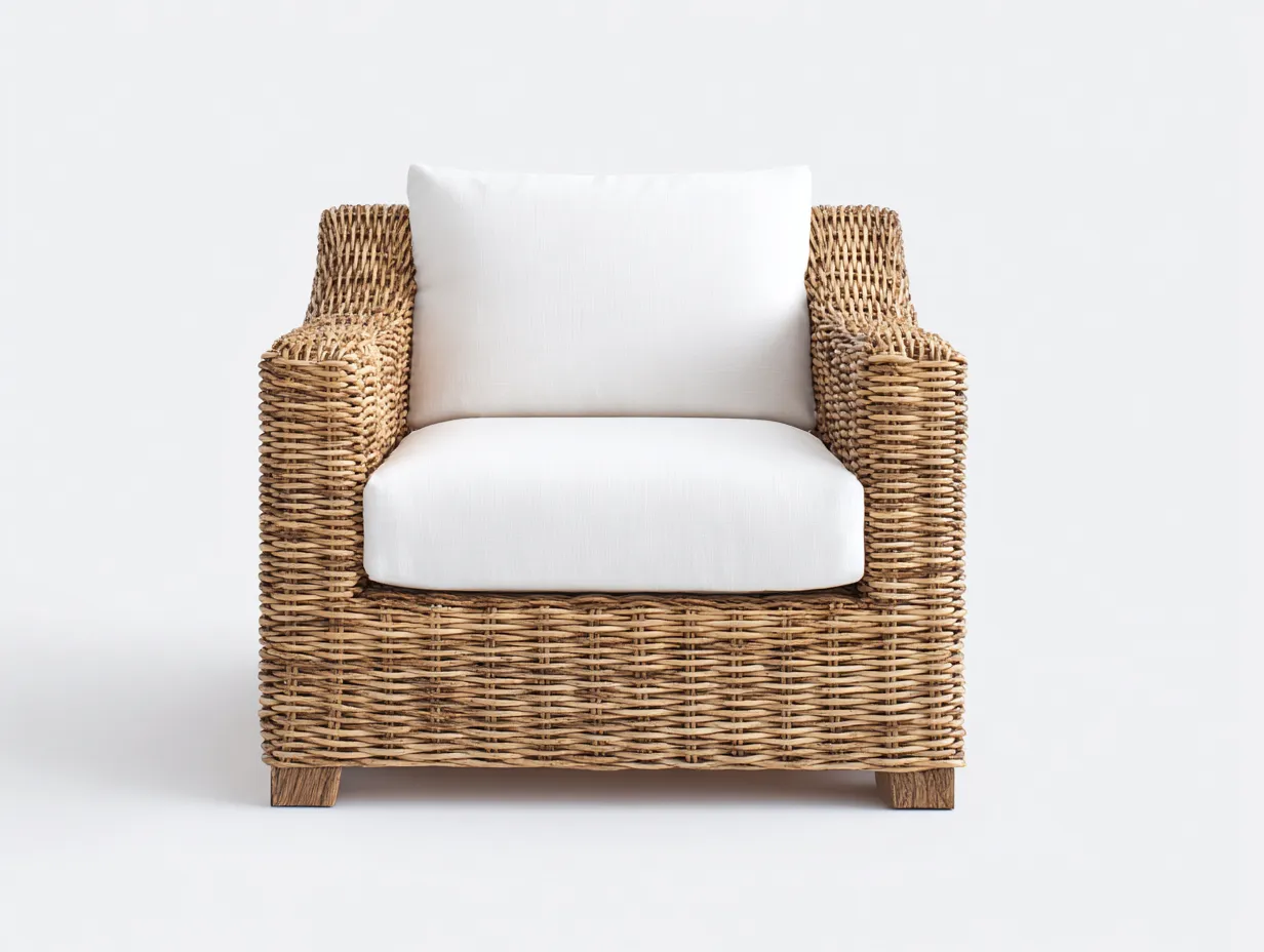 Loungesessel aus Teakholz 82x80x78 cm - Natur und Braun - für Garten und Terrasse im warmen Outdoorlook-Sanorihome