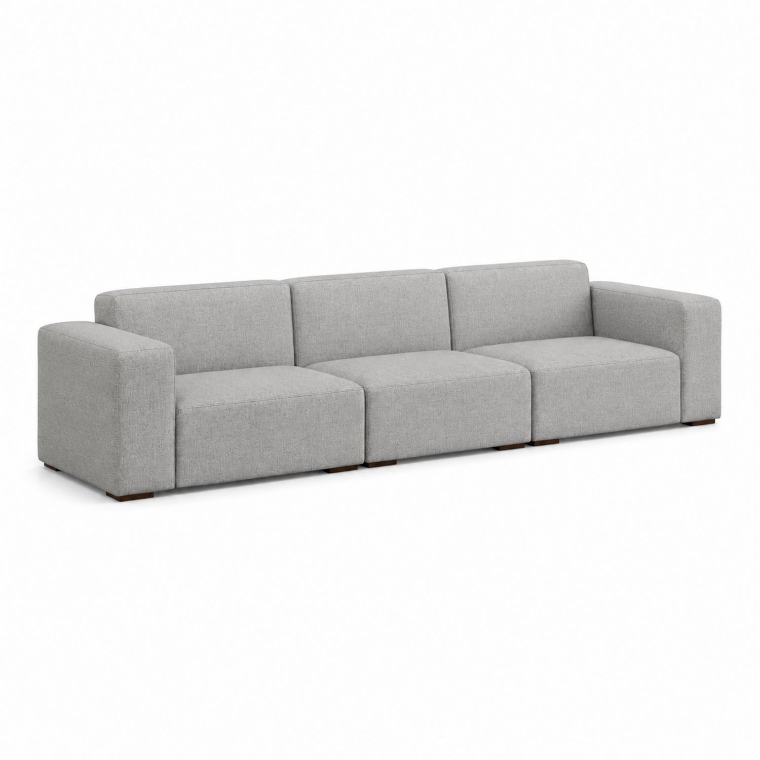 Sofa modułowa tapicerowana z poliestru 300x90x70 cm-novarvex