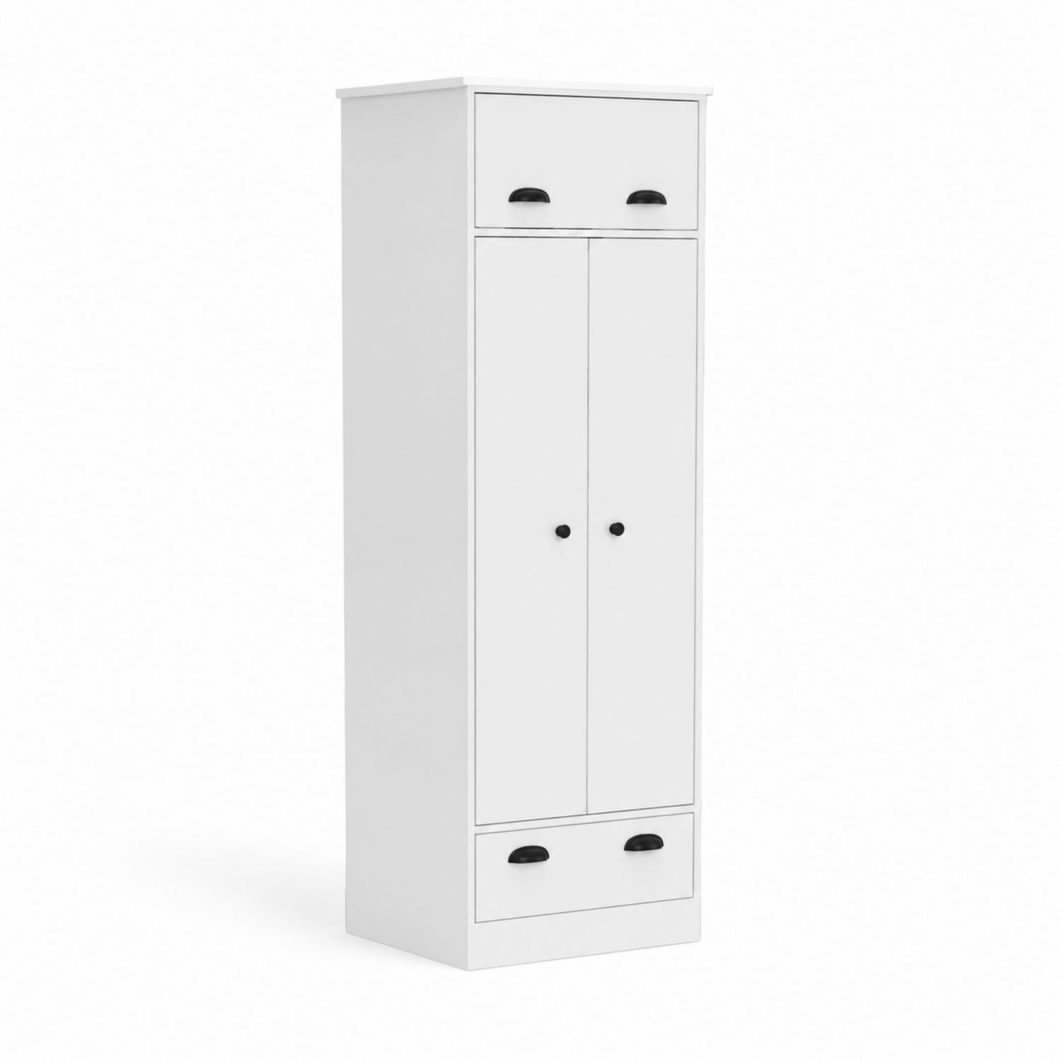 Szafa z szufladami Laminowana Biała 180 cm-novarvex