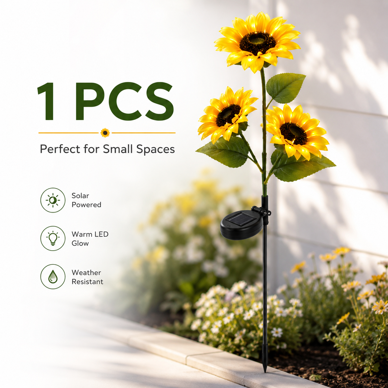 Solar Sunflower Garden Lights – Bring a Warm Nighttime Glow to Your Yard 🌻✨-LUN