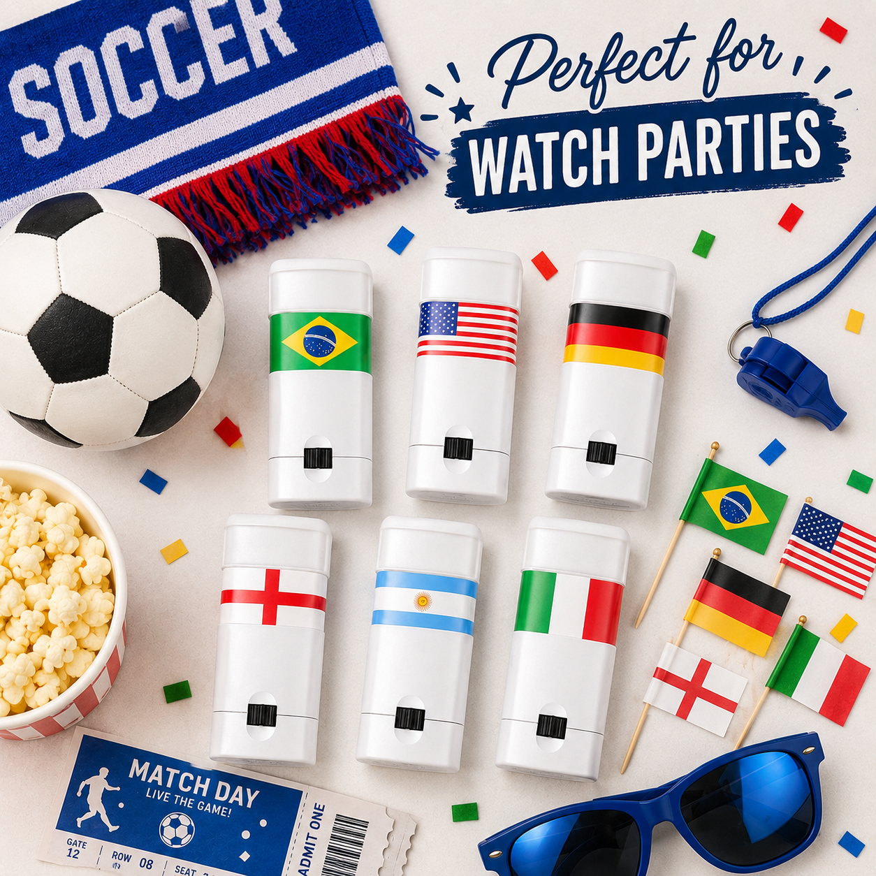 2026 Soccer Fan Face Paint Stick Show Your Team Spirit in Seconds ⚽🌍-LUN