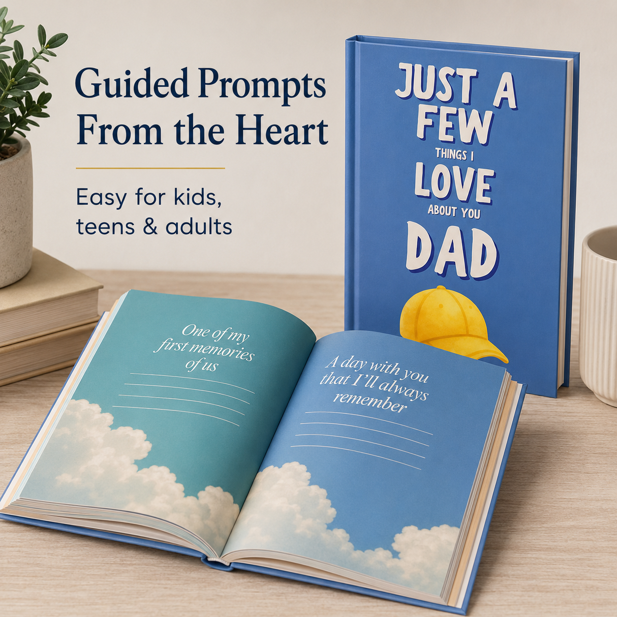 Just A Few Things I Love About You, Dad – Personalized Fill-in-the-Blank Memory Book Gift for Father’s Day, Birthday & Christmas-LUN