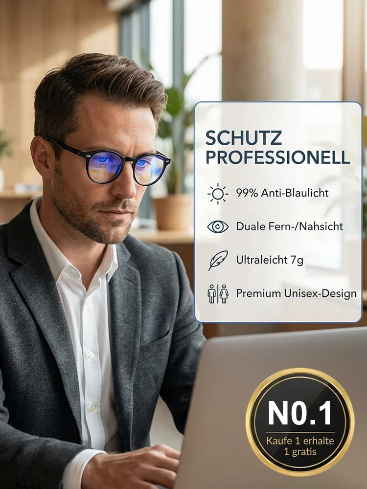 Intelligente Lesebrille, die Sehprobleme heilen und den Fokus automatisch anpassen kann