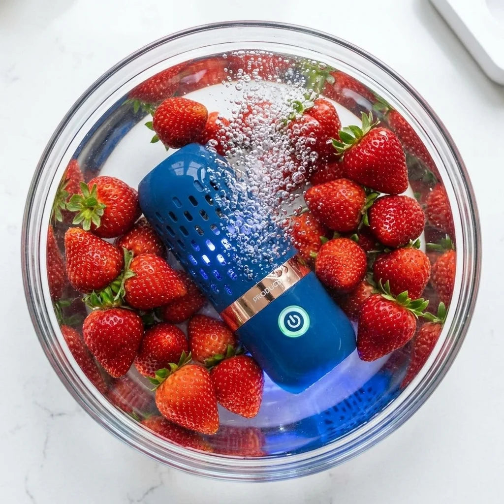 Rechargeable Vegetable Cleaner for Cleaner, Fresher Fruits & Vegetables.
