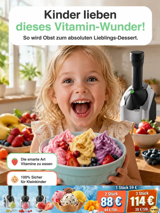 Vollautomatische Eismaschine, hausgemachtes Eis auf Knopfdruck – garantiert ohne Fehler