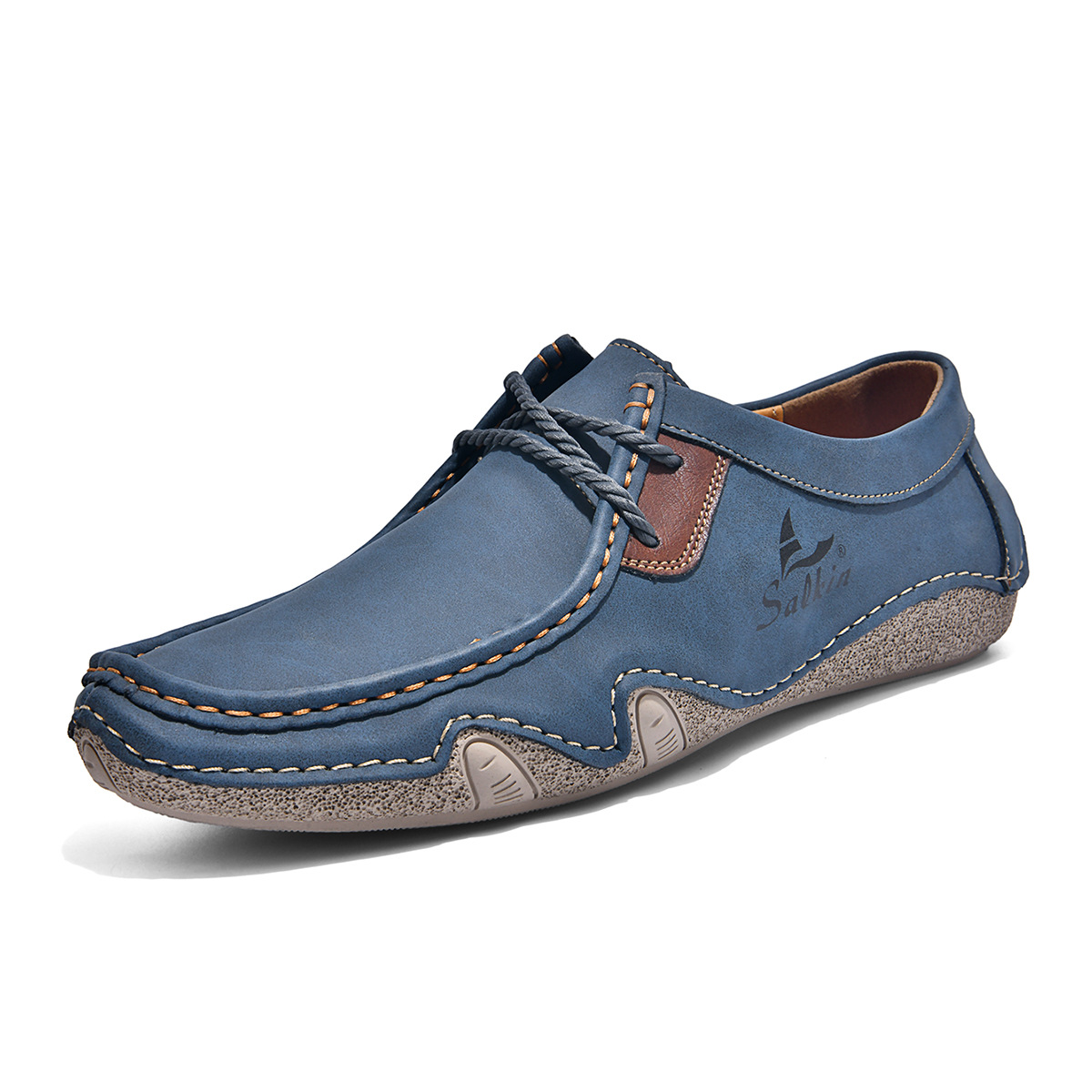 ✨ NEW ARRIVAL: 50% OFF | Men's Vintage Hand-Stitched Leather Driving Loafers